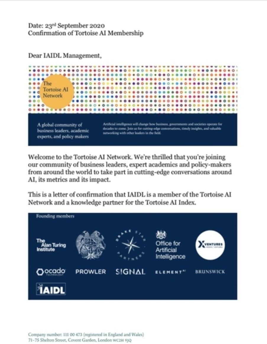 Tortoise AI Network — Official Knowledge Partner